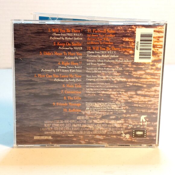 Free Willy Soundtrack (CD, 1993) tested and works - Picture 3 of 3